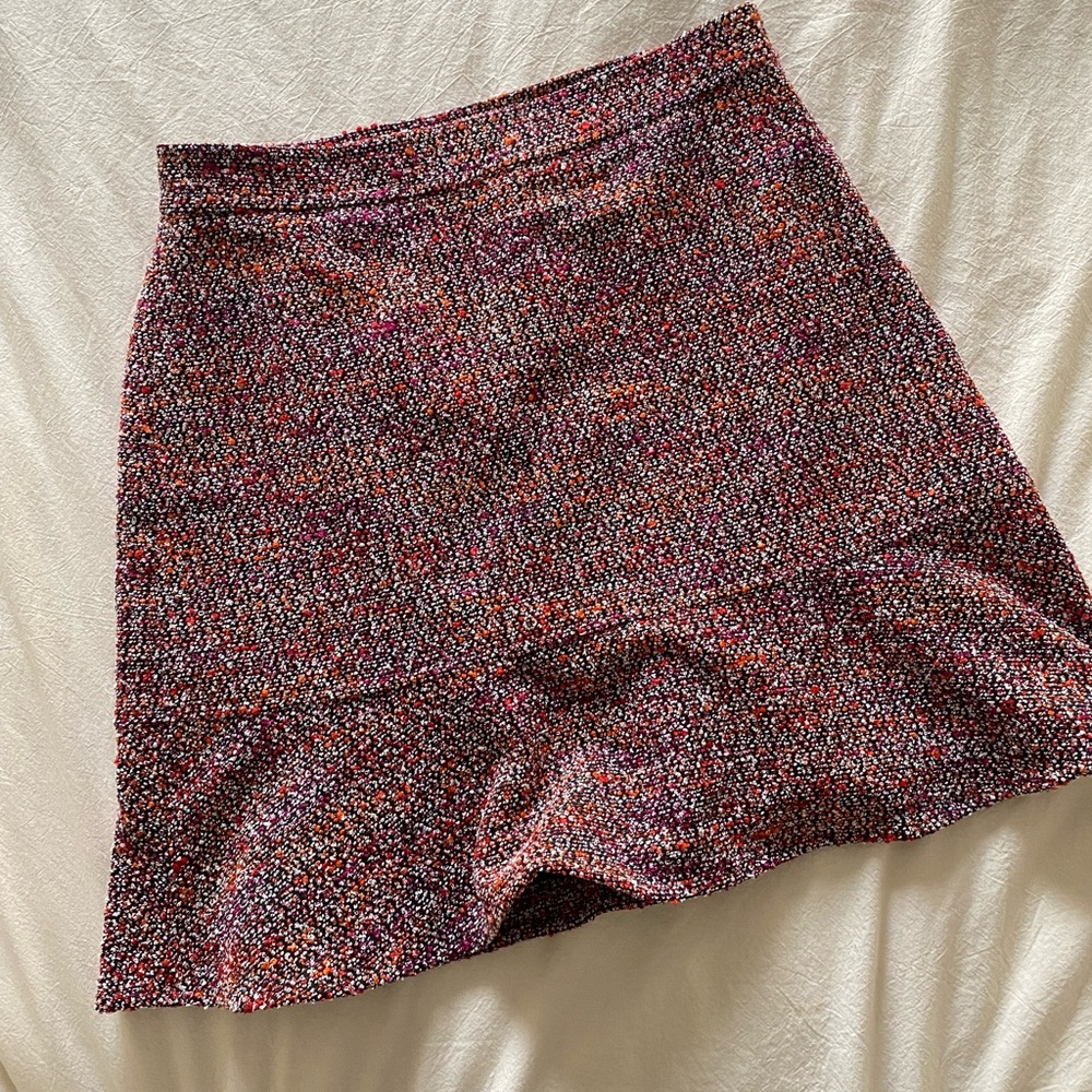 Loft winter black pink Skirt size: 2